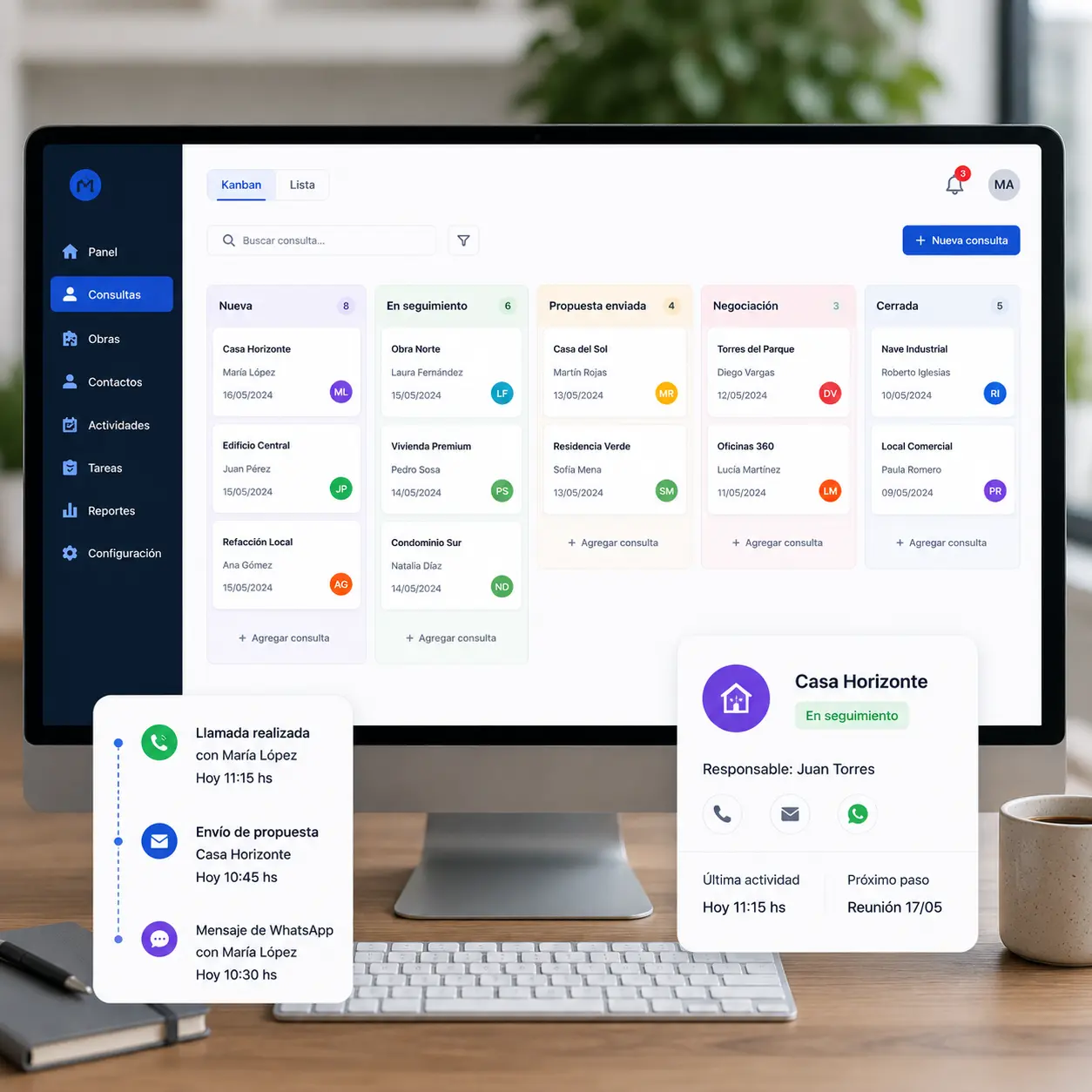 CRM para constructoras y desarrolladoras