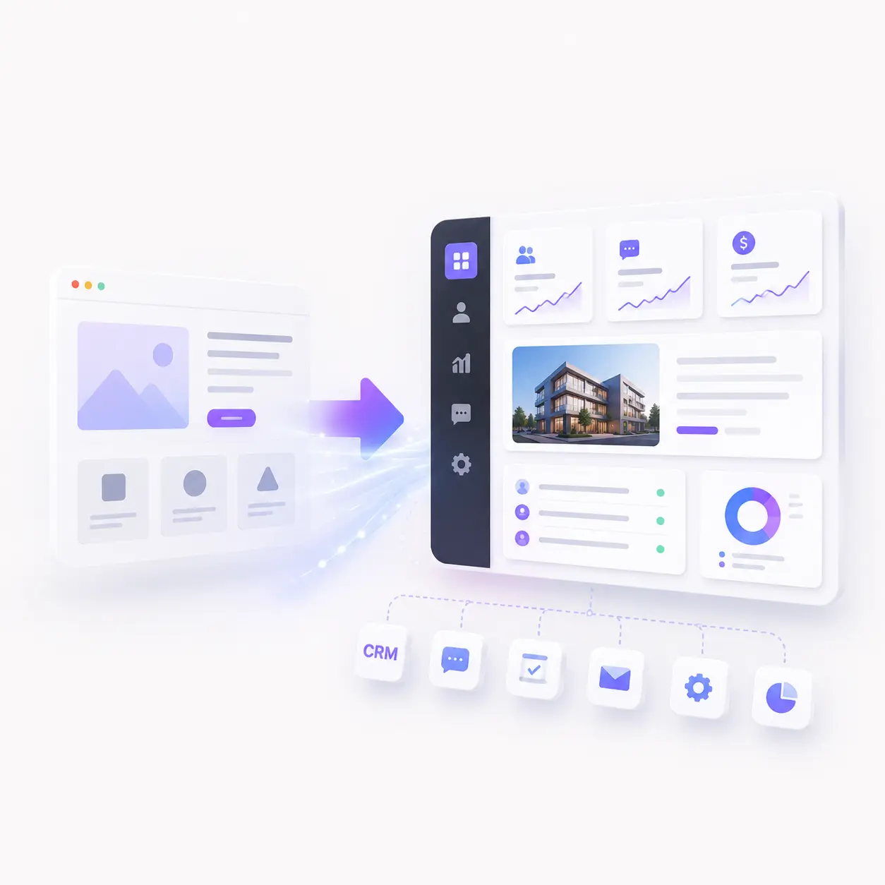 Web para constructoras con SEO, GEO e integraciones