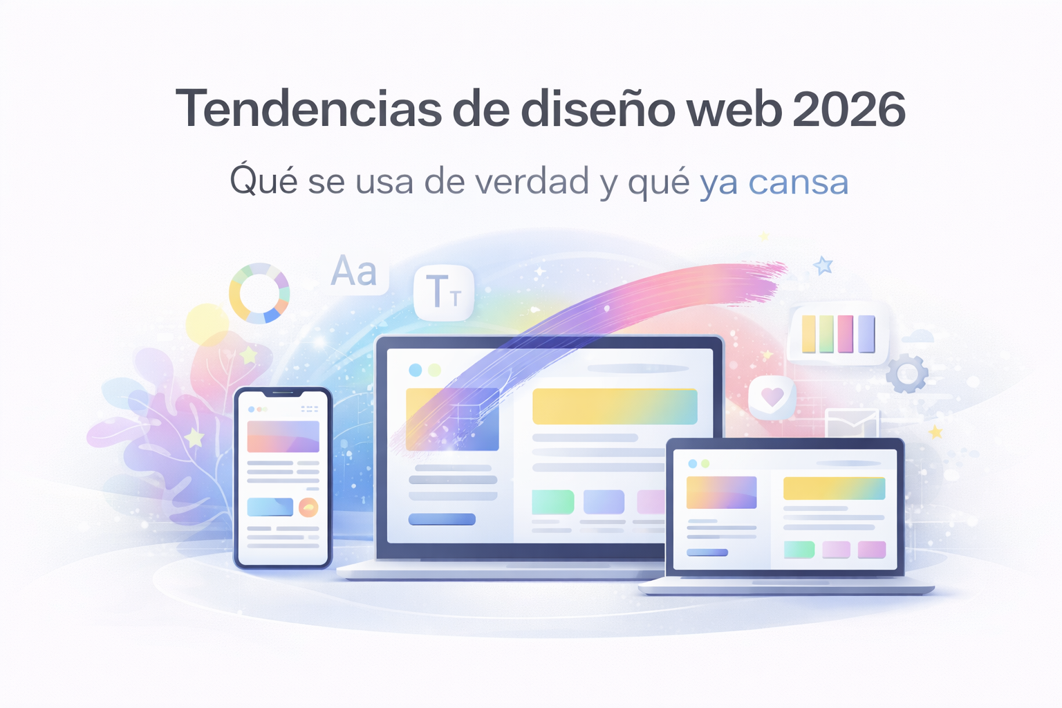 Tendencias de diseño web 2026