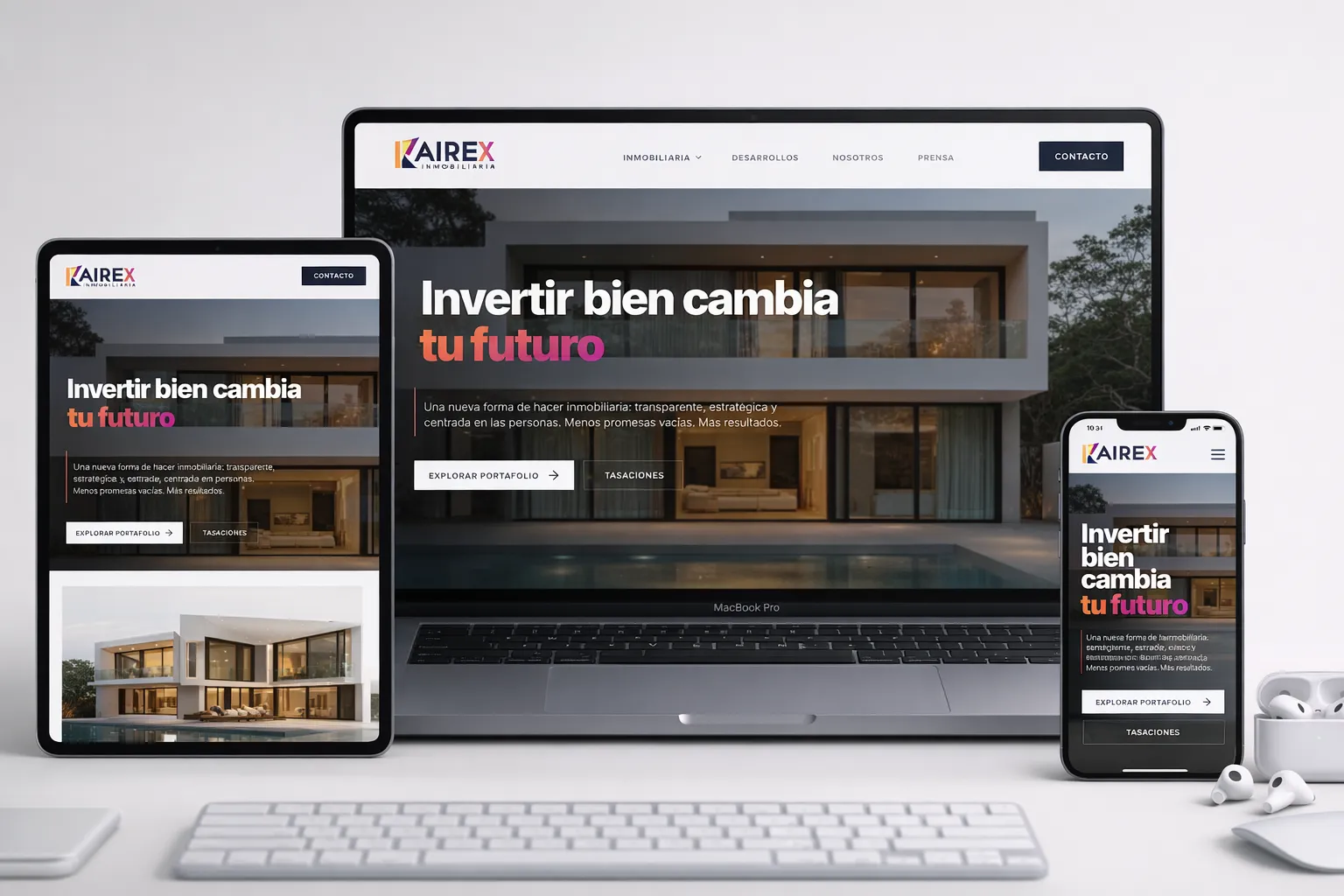 Plataforma Inmobiliaria Premium | Kairex Inmobiliaria