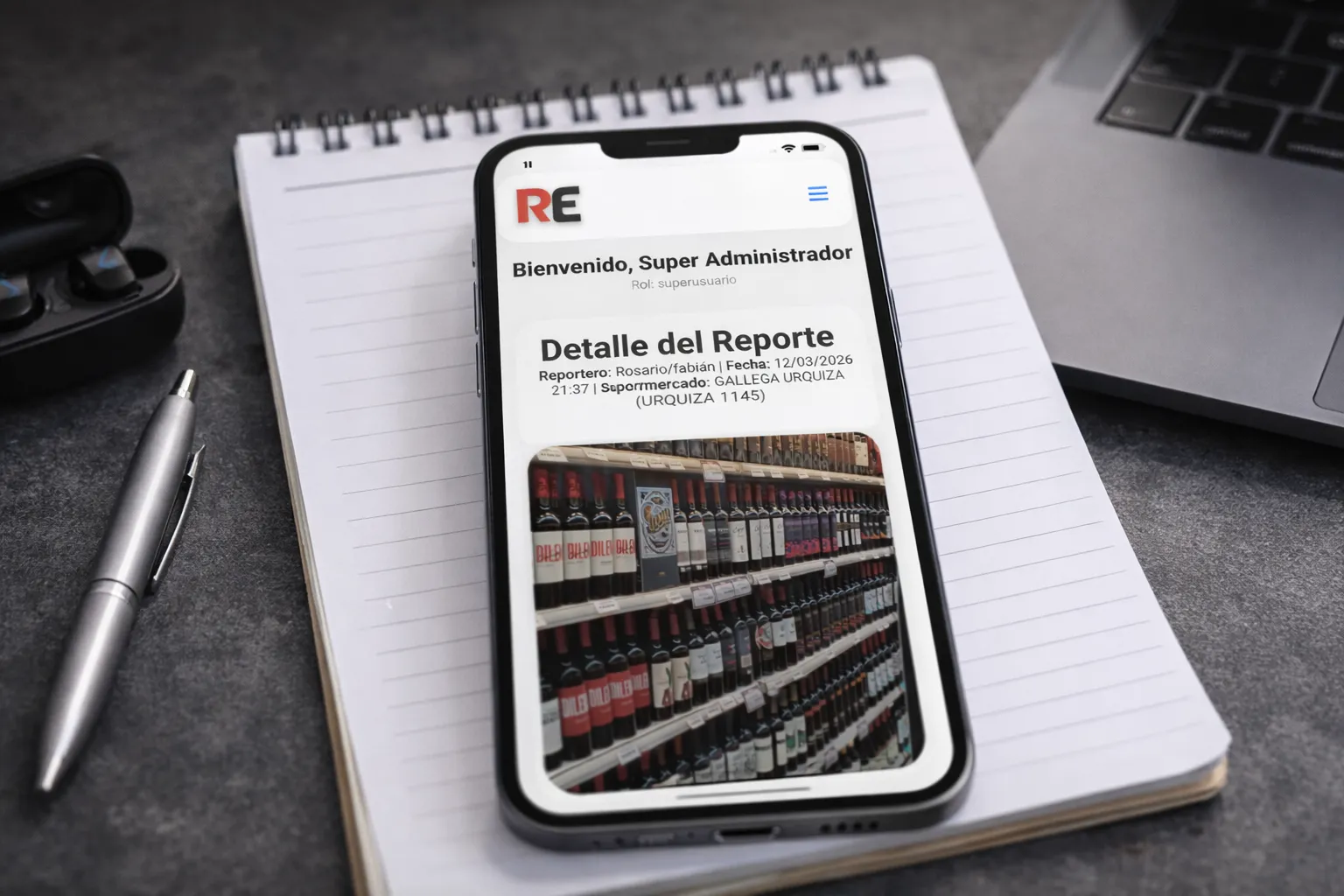 PWA de Reportes para Reposición en Supermercados