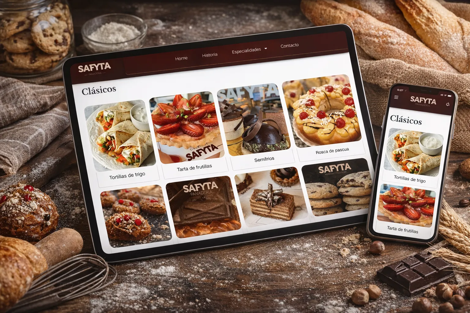 Panadería y Pastelería Artesanal en Rosario | Safyta