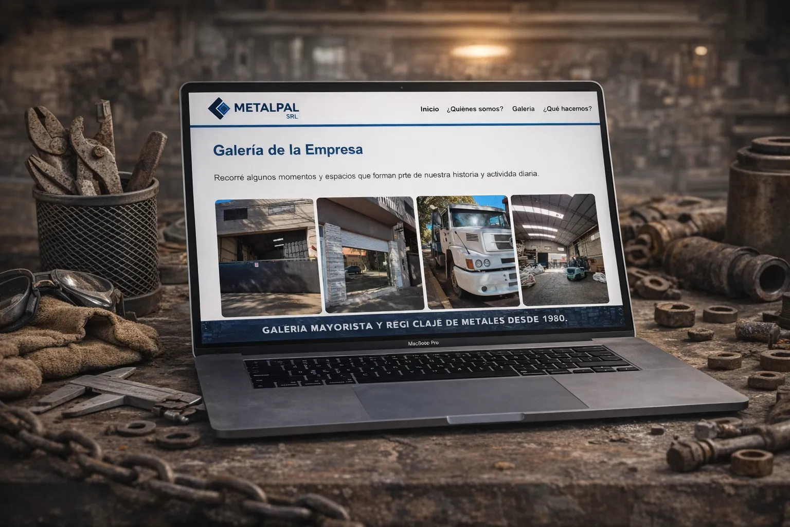 Desarrollo Web Industrial y Metalúrgico | Metalpal SRL